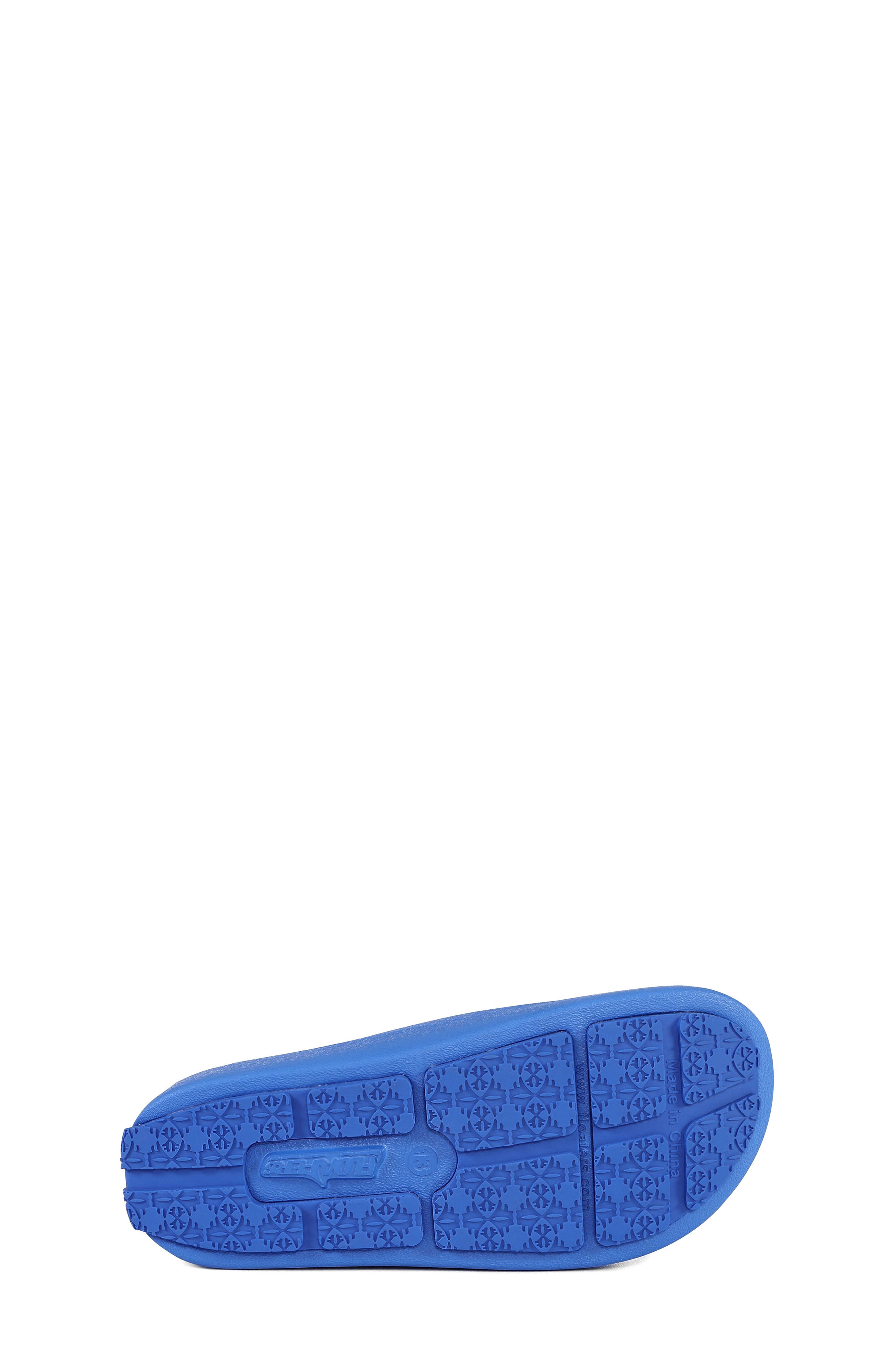 Kids' Lane Waterproof Slide Sandal, Alternate, color, BRIGHT BLUE/BLUE
