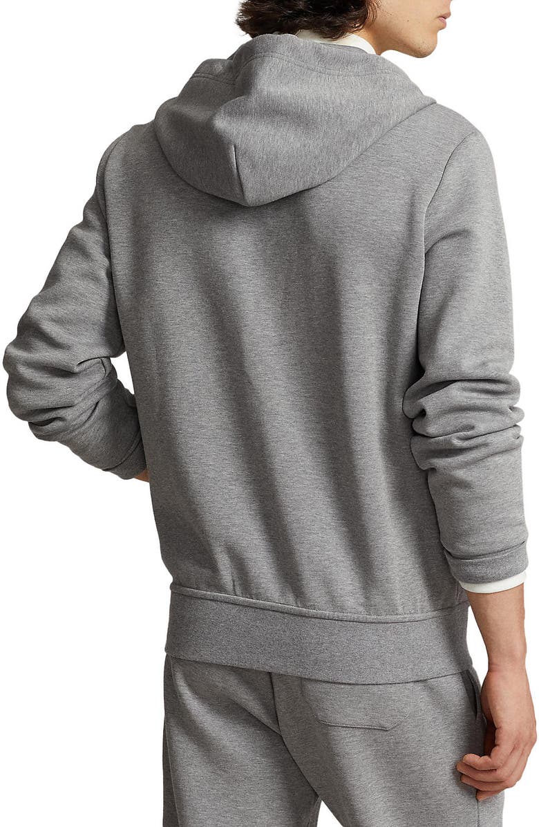 Polo Ralph Lauren Double Knit Zip-Up Hoodie, Alternate, color, 