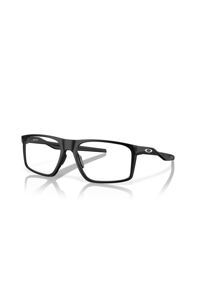 56mm Rectangle optical glasses, Main, color, Black
