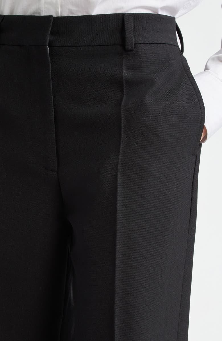 TOTEME Tailored Straight Leg Pants, Alternate, color, Black