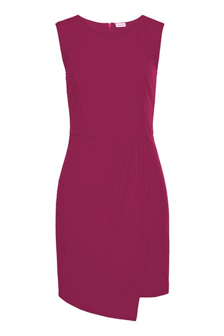 Women's Asymmetrical Hem Dress, Alternate, color, Fuchsia