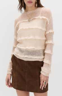 Sheer Ruffle Jumper