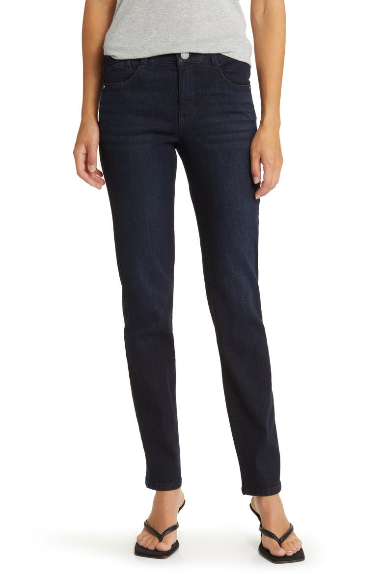 Sawyer 'Ab'Solution Straight Leg Jeans, Main, color, IN INDIGO