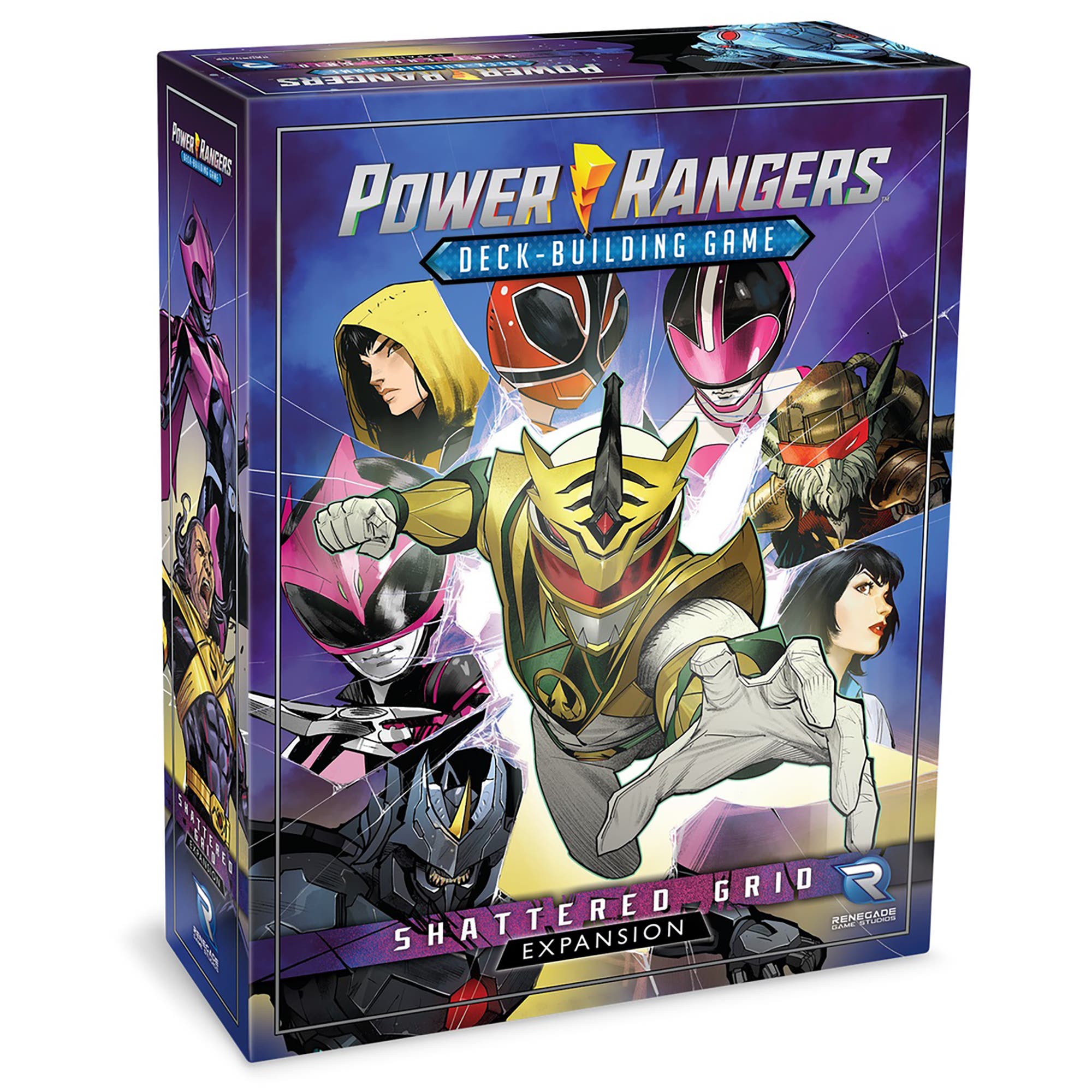 Power Rangers Deckbuilding Game Shattered Grid Expansion in Multicolored 