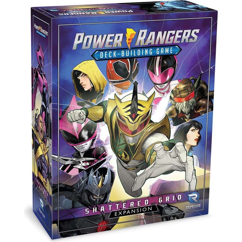 Power Rangers Deckbuilding Game Shattered Grid Expansion in Multicolored  product