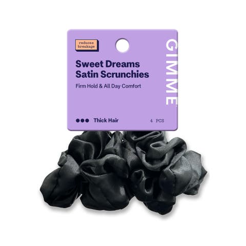 Large Satin Hair Scrunchies