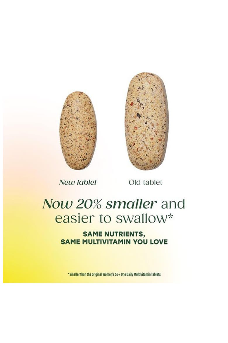 One Daily Multivitamin for Women 55+ with Methylated B12, Healthy Aging, Vegetarian, 60 Tablets, Alternate, color, None