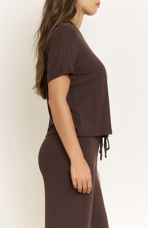Honeydew Cloud Modal Tee In Brown