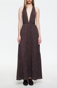 LIONESS District Maxi Halter Dress