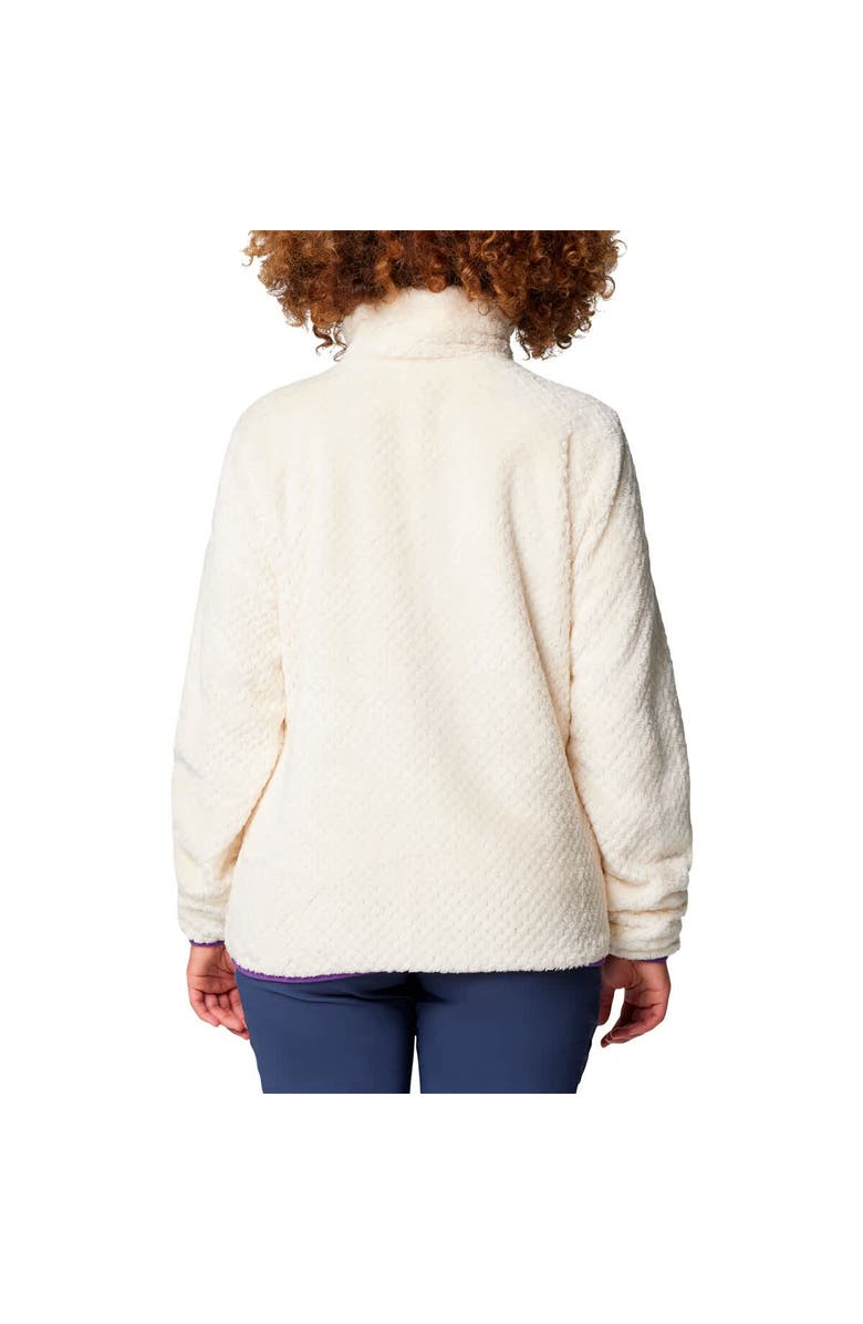 Columbia Women's Columbia  Cream LSU Tigers Fireside II Sherpa Full-Zip Jacket, Alternate, color, Cream