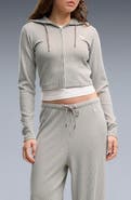PUMA Ribbed Full Zip Hoodie