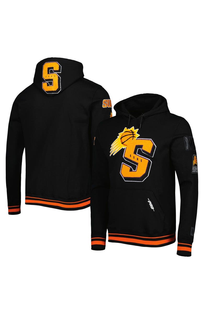 PRO STANDARD Men's Pro Standard Black Phoenix Suns Mash Up Capsule Pullover Hoodie, Main, color, 