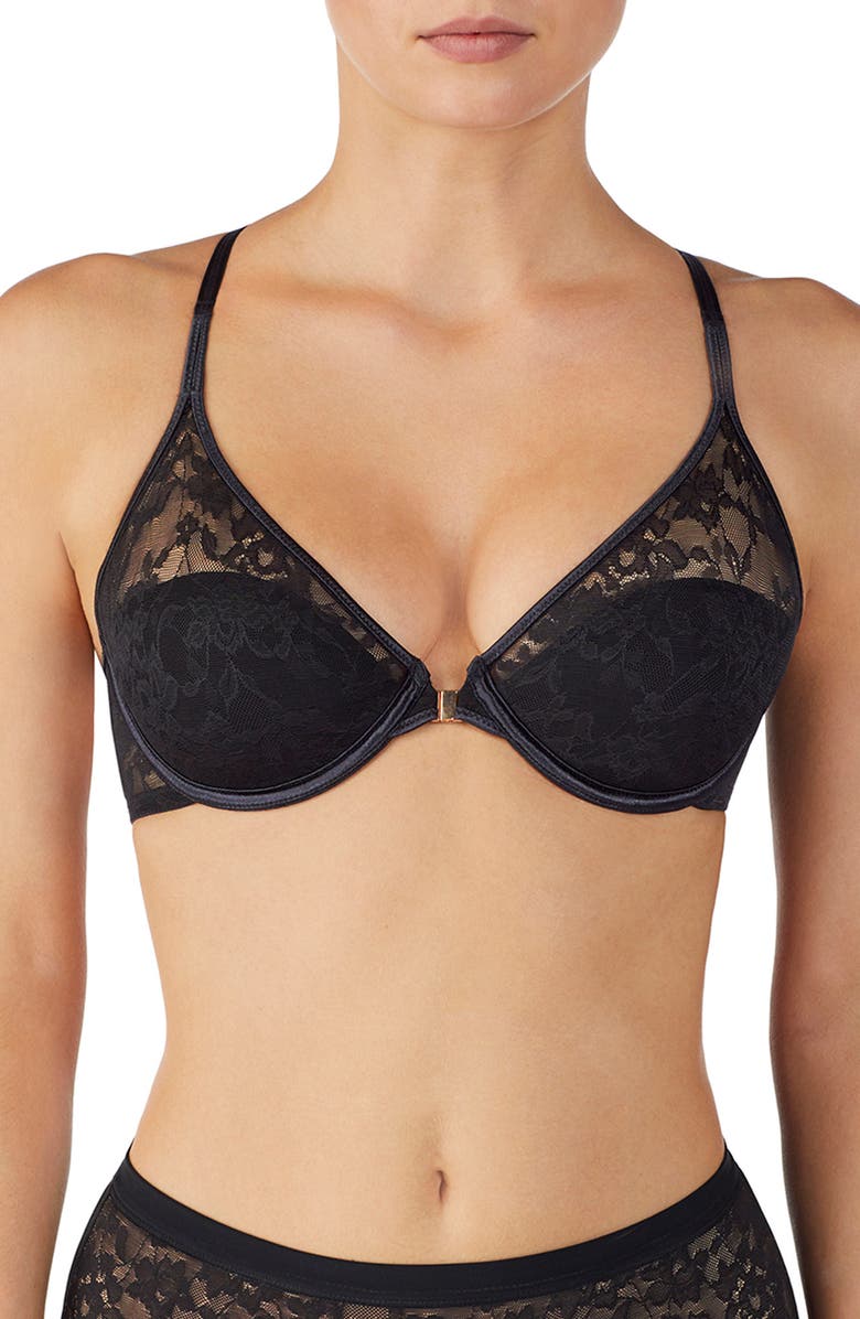 Le Mystère Lace Perfection Convertible Underwire Demi Bra, Main, color, 