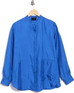 Longchamp Long Sleeve Silk Tunic