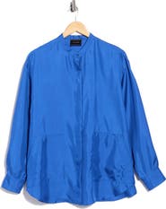 Longchamp Long Sleeve Silk Tunic