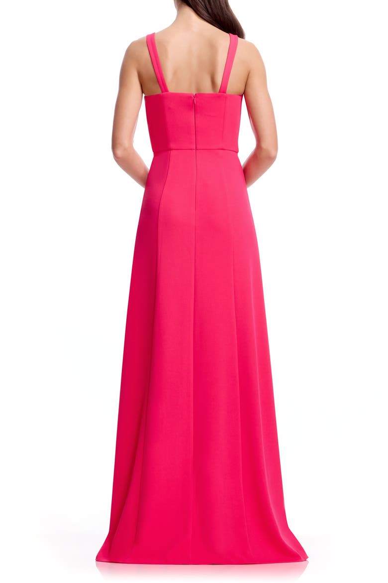 Nettie Side Slit Gown, Alternate, color, BEGONIA