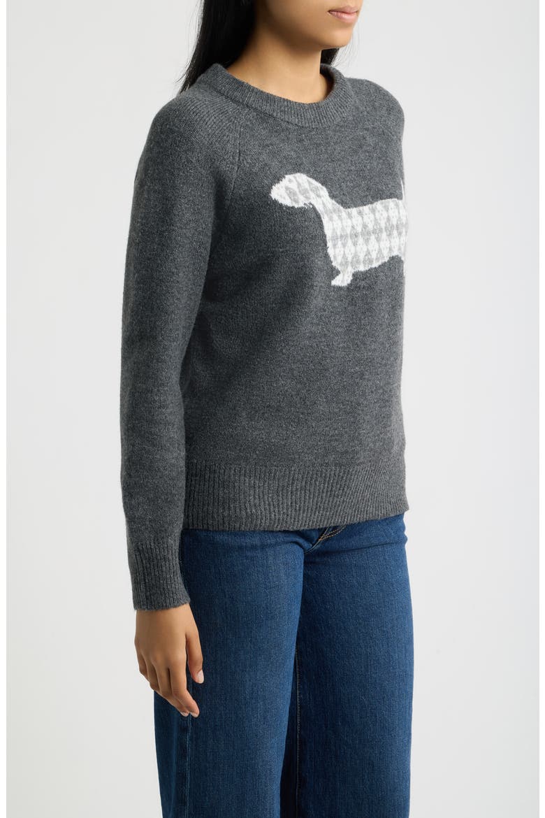 Dog Sweater, Alternate, color, CHARCOAL/ IVORY