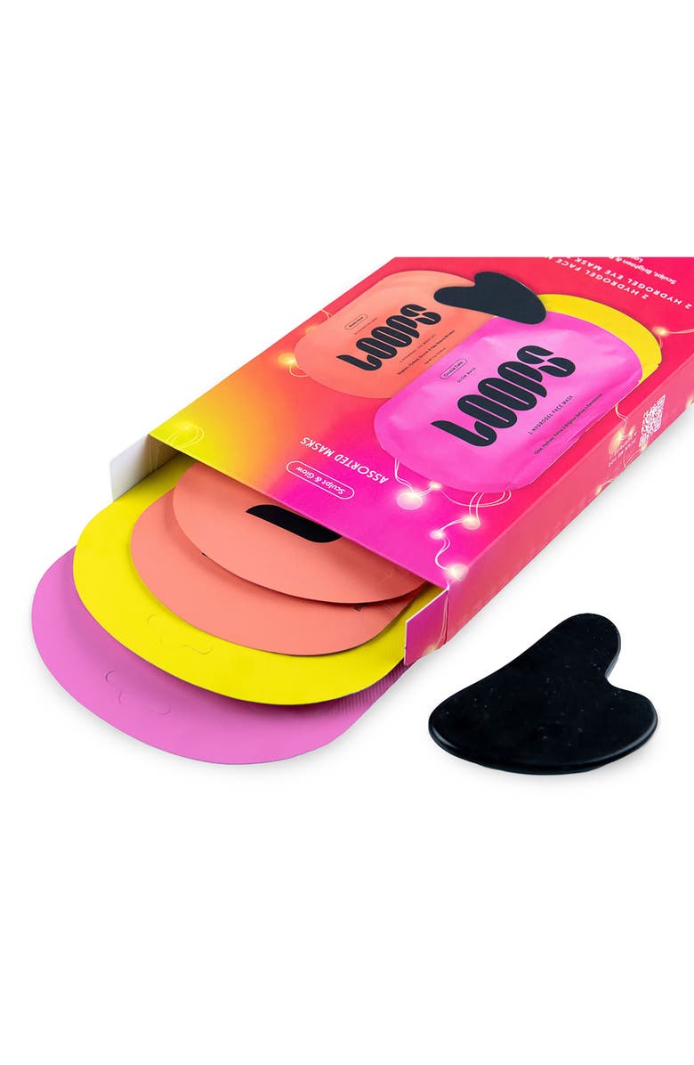 LOOPS Sculpt & Glow Assorted Masks Set, Alternate, color, Gradient