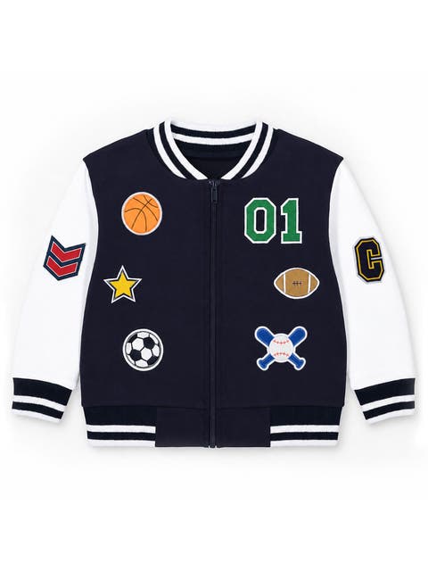 French Terry Varsity Sports Jacket