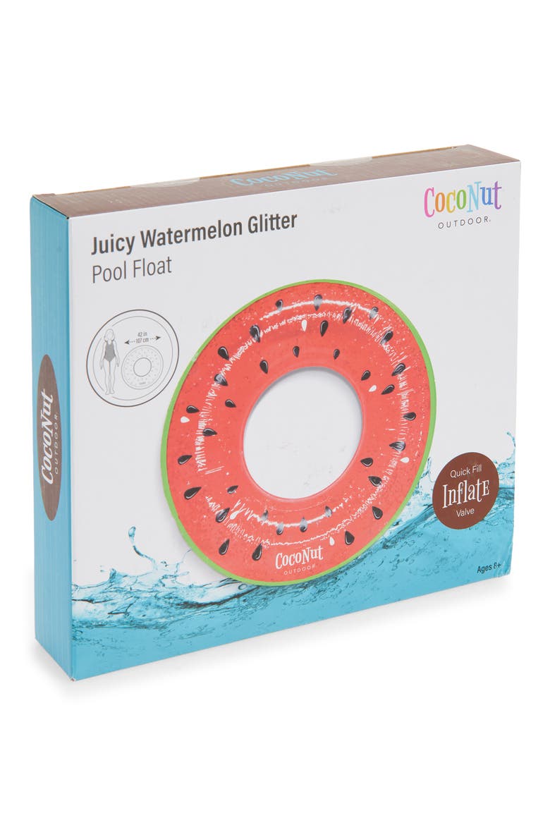 Juicy Watermelon Pool Float, Main, color, RED