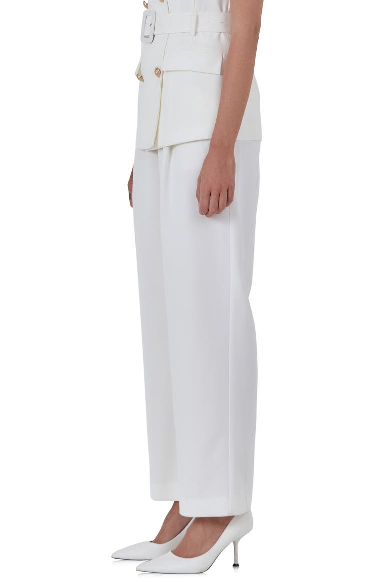 Pleated Pants, Alternate, color, IVORY