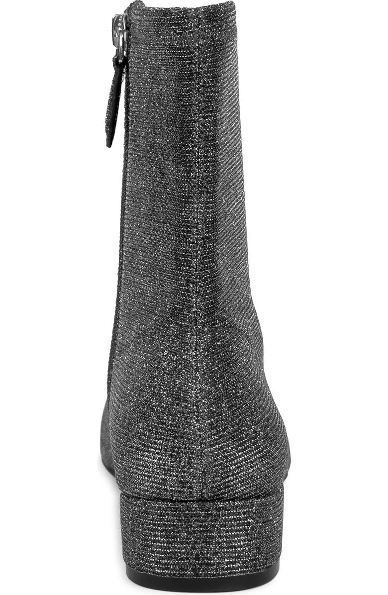 Aerosoles Nina Metallic Bootie, Alternate, color, Gunmetal Stretch