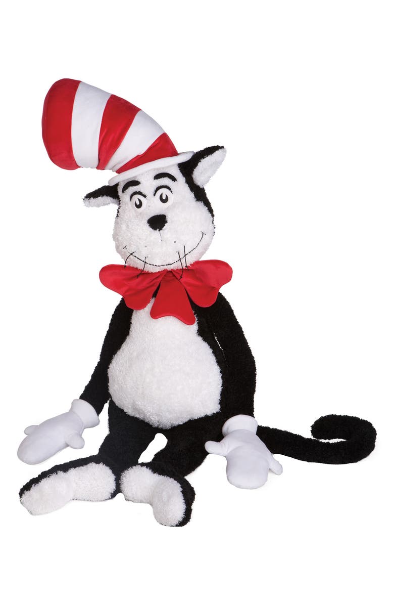 Manhattan Toy Dr. Seuss The Cat In The Hat Jumbo Stuffed Animal, Main, color,