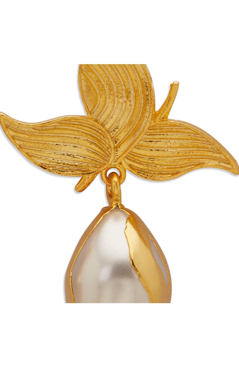 Dhwani Bansal Zooni Earrings, Alternate, color, Gold Plated