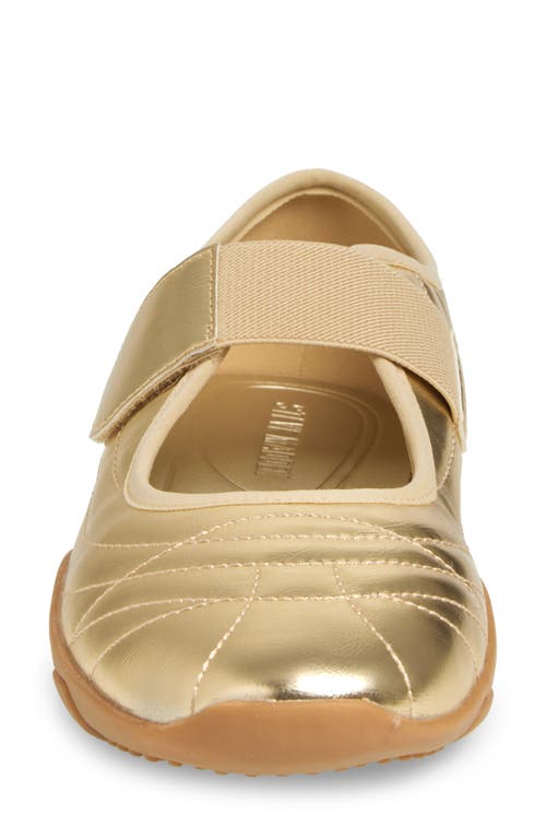 Steve Madden Scooter Mary Jane Sneaker In Gold