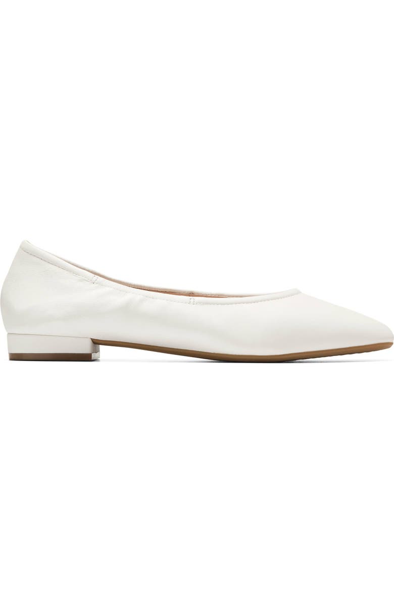 Cole Haan Go-To Valinda Ballet Flat, Alternate, color, White Powder Leather