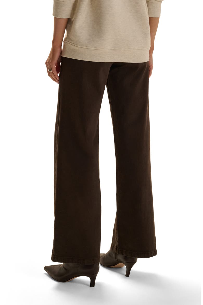 The Masha Super High Waist Wide Leg Jeans, Alternate, color, ESPRESSO