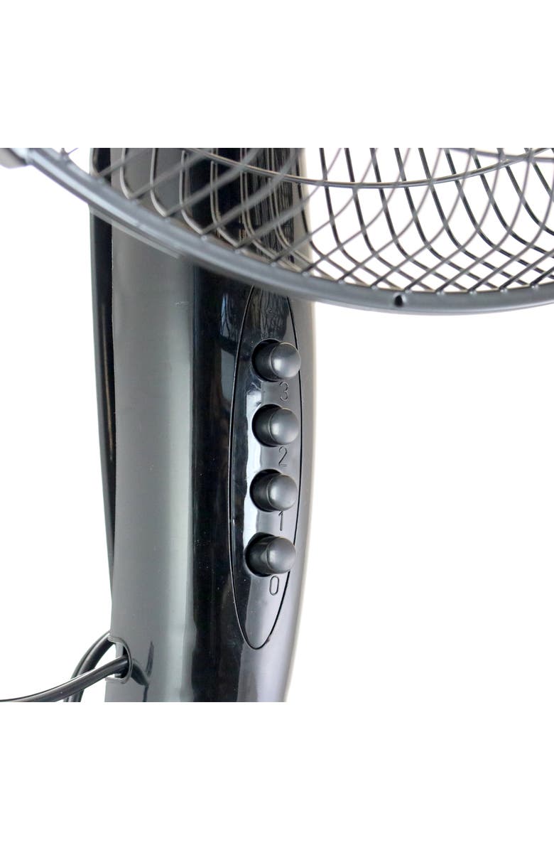 Impress Handi-Fan 16 Inch Oscillating Stand Fan, Alternate, color, Black