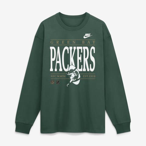 Men's Nike Green Green Bay Packers Red Zone Long Sleeve Max90 T-Shirt