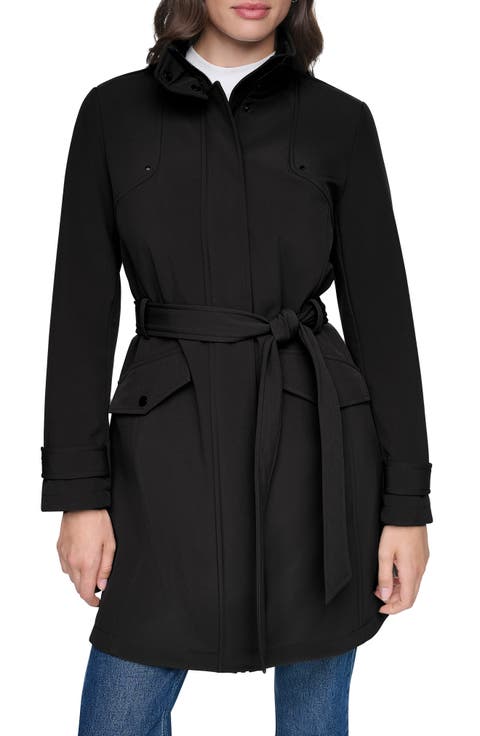 Tinsley Belted Softshell Trench Coat