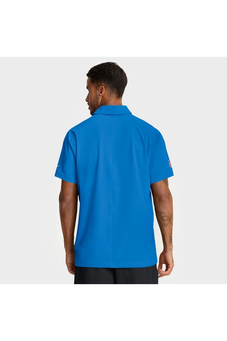 Men's Nike Powder Blue Los Angeles Chargers Sideline City Pride Woven Performance Polo, Alternate, color, Powder Blue