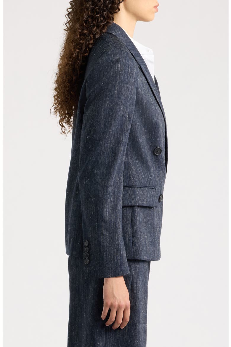 Jaleto Melange Virgin Wool Blend Blazer, Alternate, color, SKY CAPTAIN MELANGE