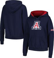 STADIUM ATHLETIC Women's Stadium Athletic Navy Arizona Wildcats Big Logo Pullover Hoodie