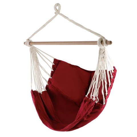 Hanging Hammock Swing Chair for Indoor & Outdoor Use