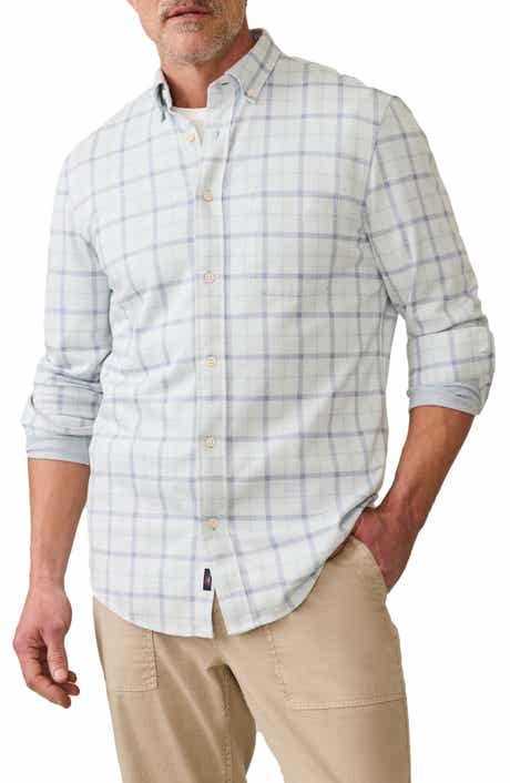 Faherty Coastline Knit Button-Down Shirt