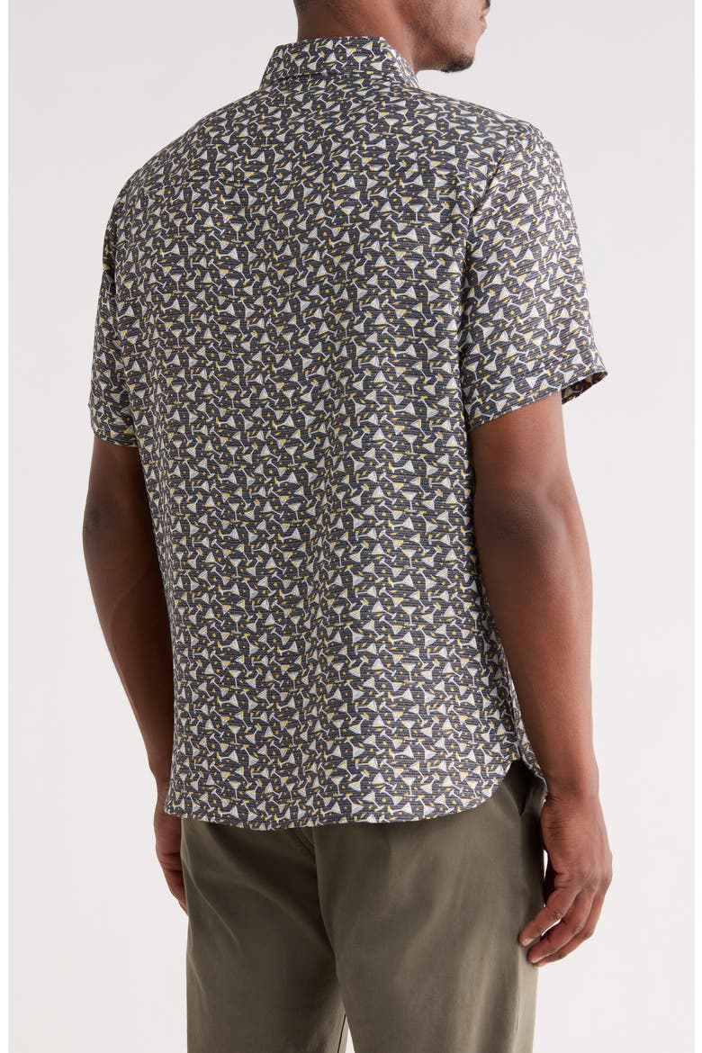 Happy Hour Martini Print Shirt, Alternate, color, BLACK