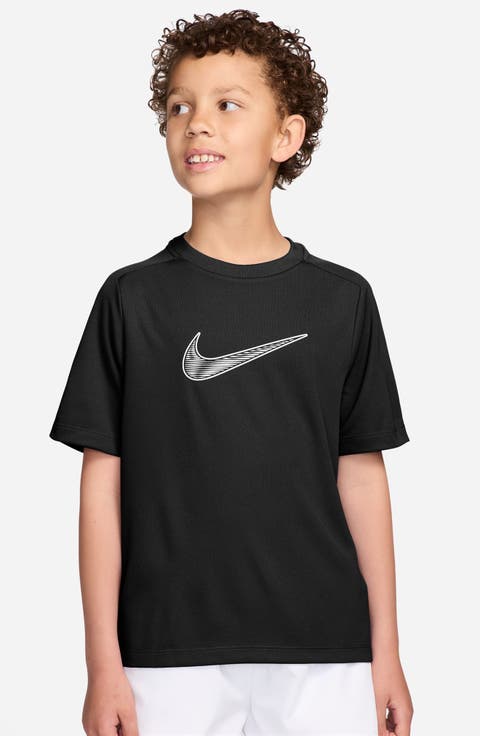 Kids' Dri-FIT Swoosh Graphic T-Shirt (Big Kid)
