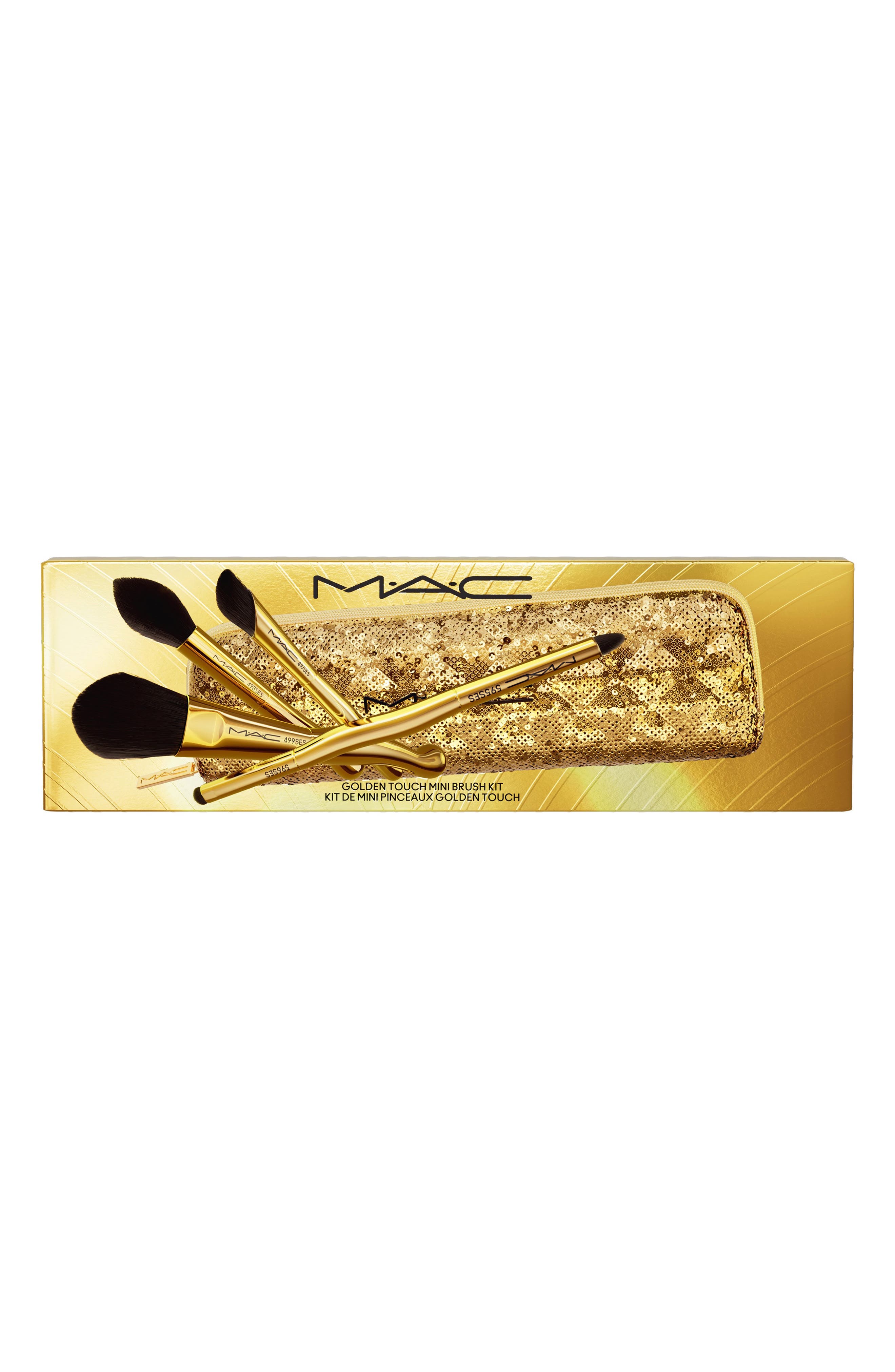 Golden Touch Mini Makeup Brush Travel Holiday Set (Women) | Nordstrom