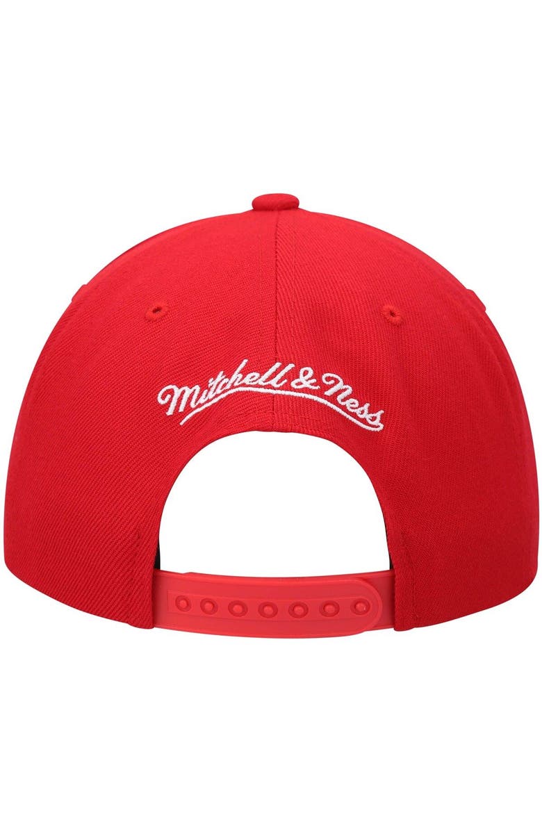 Mitchell & Ness Men's Mitchell & Ness Red Portland Trail Blazers Hardwood Classics Team Ground 2.0 Snapback Hat, Alternate, color, Red