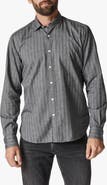 34 Heritage Herringbone Stripe Button-Up Shirt
