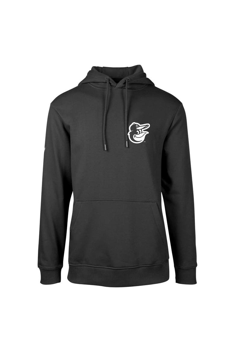 Men's Levelwear Black Baltimore Orioles Podium Vintage Pullover Hoodie, Alternate, color, Black