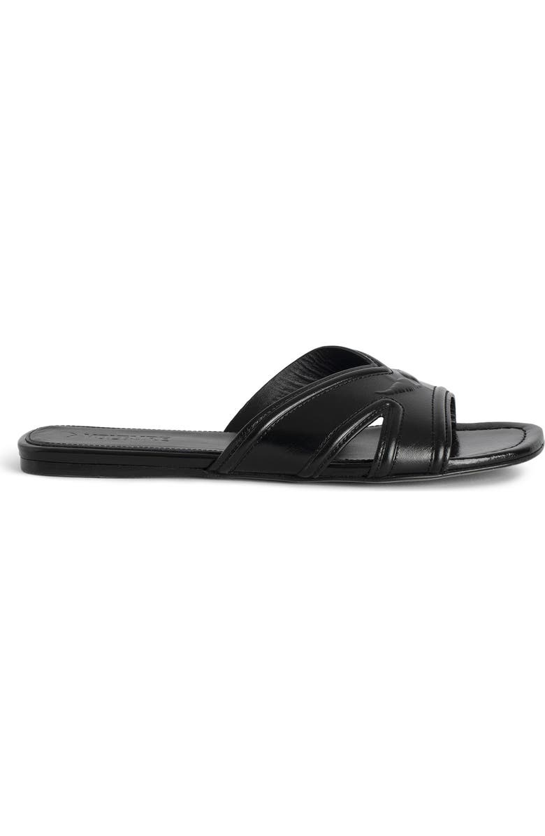Zadig & Voltaire Azora Slide Sandal, Main, color, Noir