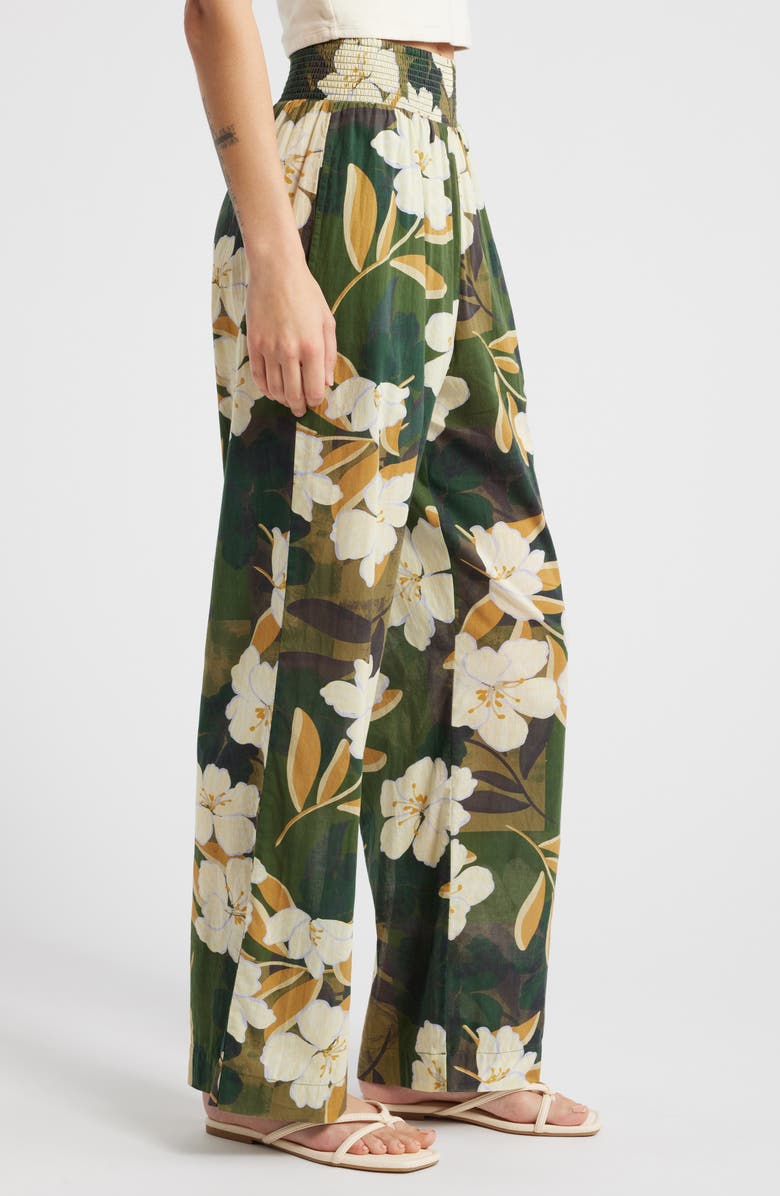 Rails Brendon Floral Wide Leg Cotton Pants, Alternate, color,