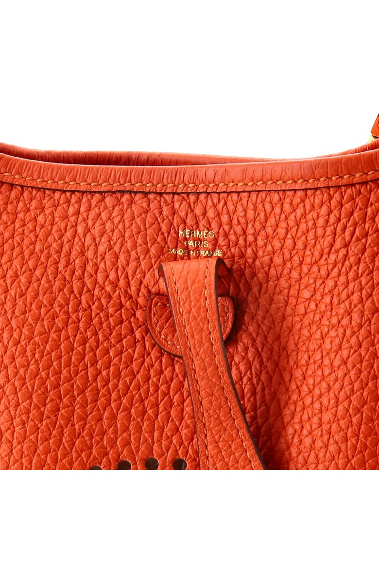 Pre-Owned Hermes Evelyne Bag Gen III Clemence TPM, Alternate, color, Orange Minium