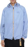 Burberry Checker-tape Nylon Hooded Jacket