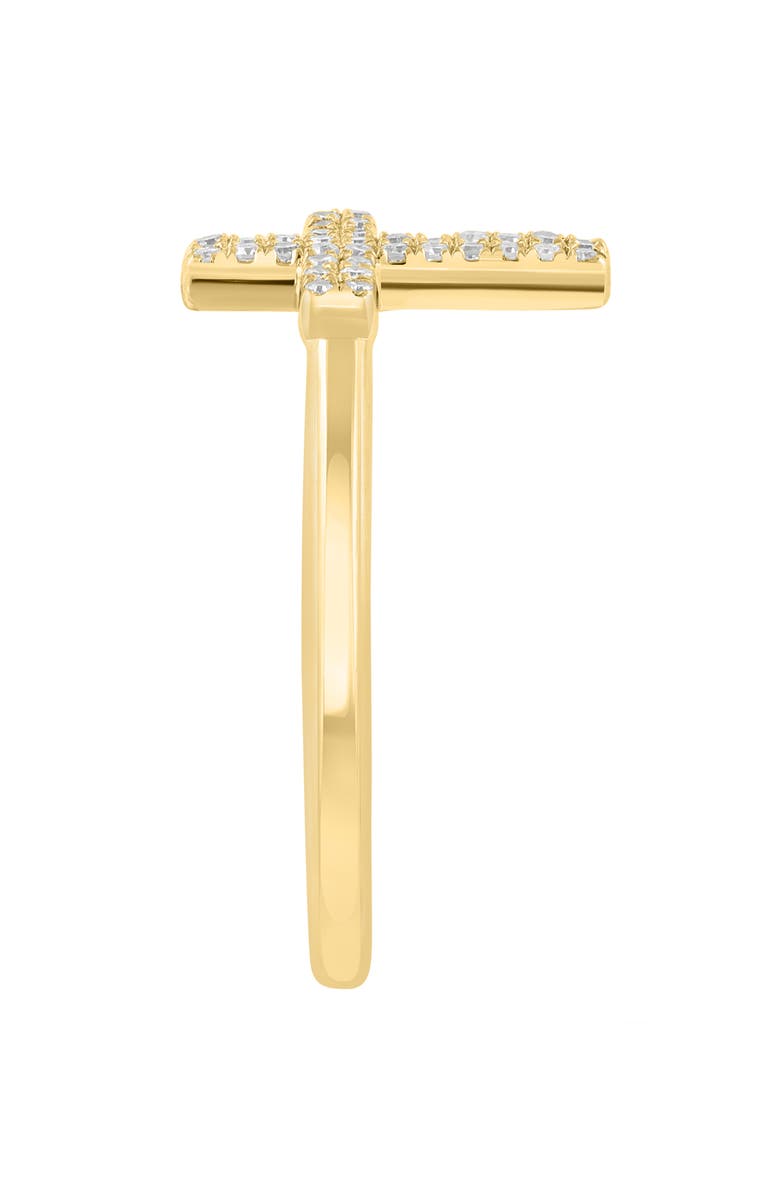 EFFY Diamond Cross Ring, Alternate, color,